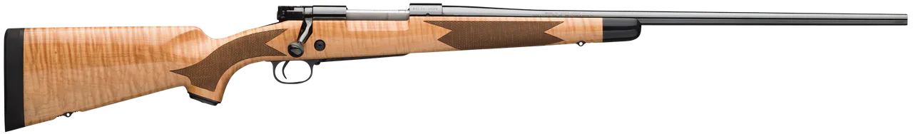 Winchester Repeating Arms 535218220 Model 70 Super Grade 308 Win Caliber with 5+1 Capacity, 22" Barrel, High Polished Blued Metal Finish & Gloss AAA Maple Stock Right Hand (Full Size)