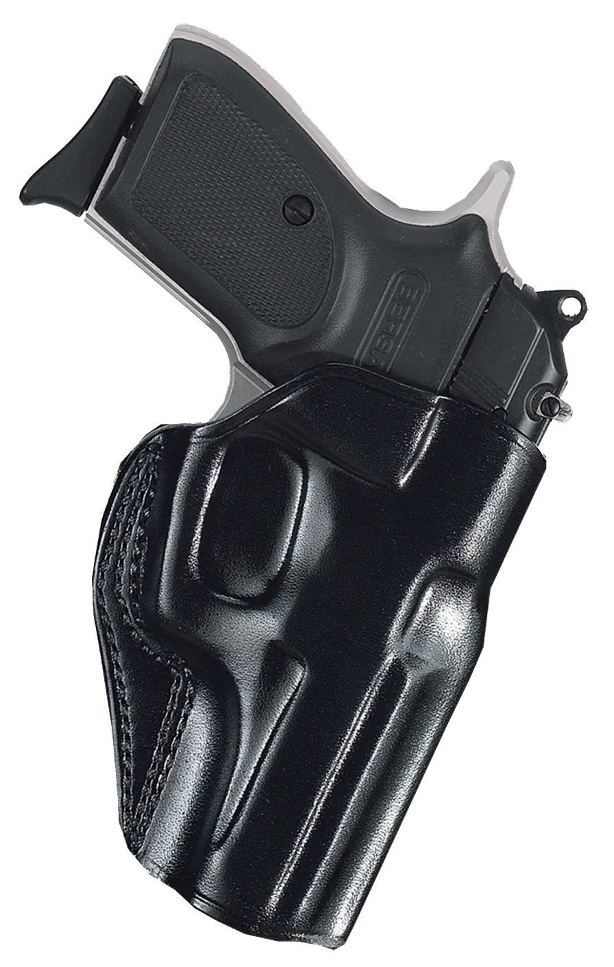 Galco SG600B Stinger OWB Black Leather Compatible w/Sig P365/P365 SAS/Glock 42 Compatible w/ Belt Loop Mount Right Hand