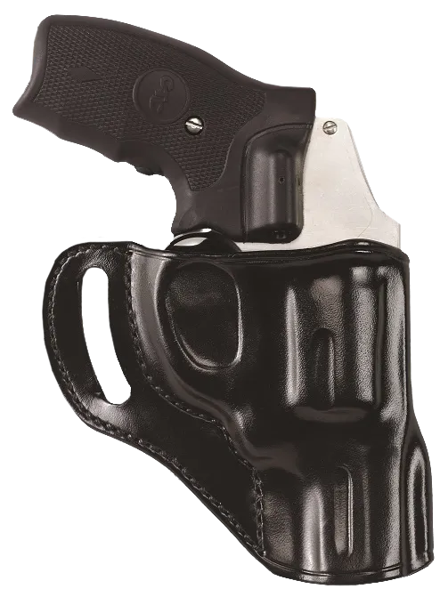 Galco HT158B Hornet  OWB Black Leather Belt Slide Fits S&W J Frame Fits 2" Barrel Right Hand