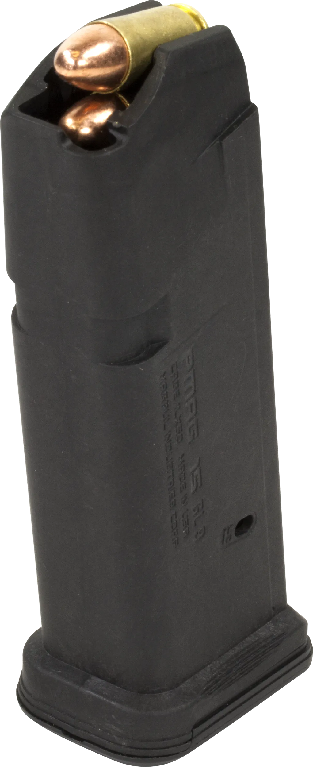 Magpul MAG550BLK PMAG GL9 15rd 9mm Luger Compatible w/Glock 19 Black Polymer