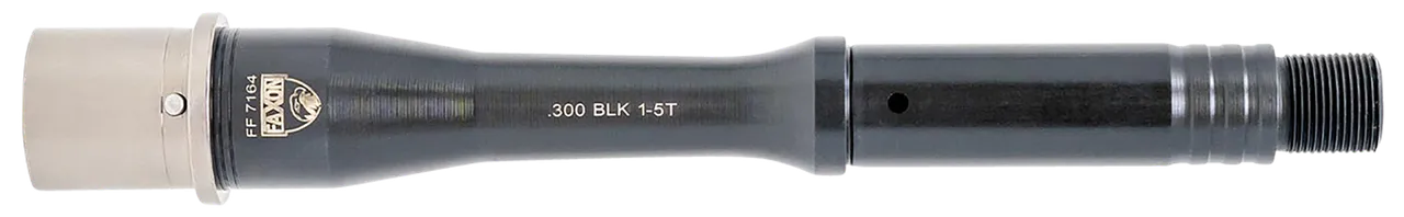 Faxon Firearms 15B35P7NGQ5RNP3 Match Series Gunner 300 Blackout 7.50" Threaded Black QPQ Stainless Steel, Fits AR15