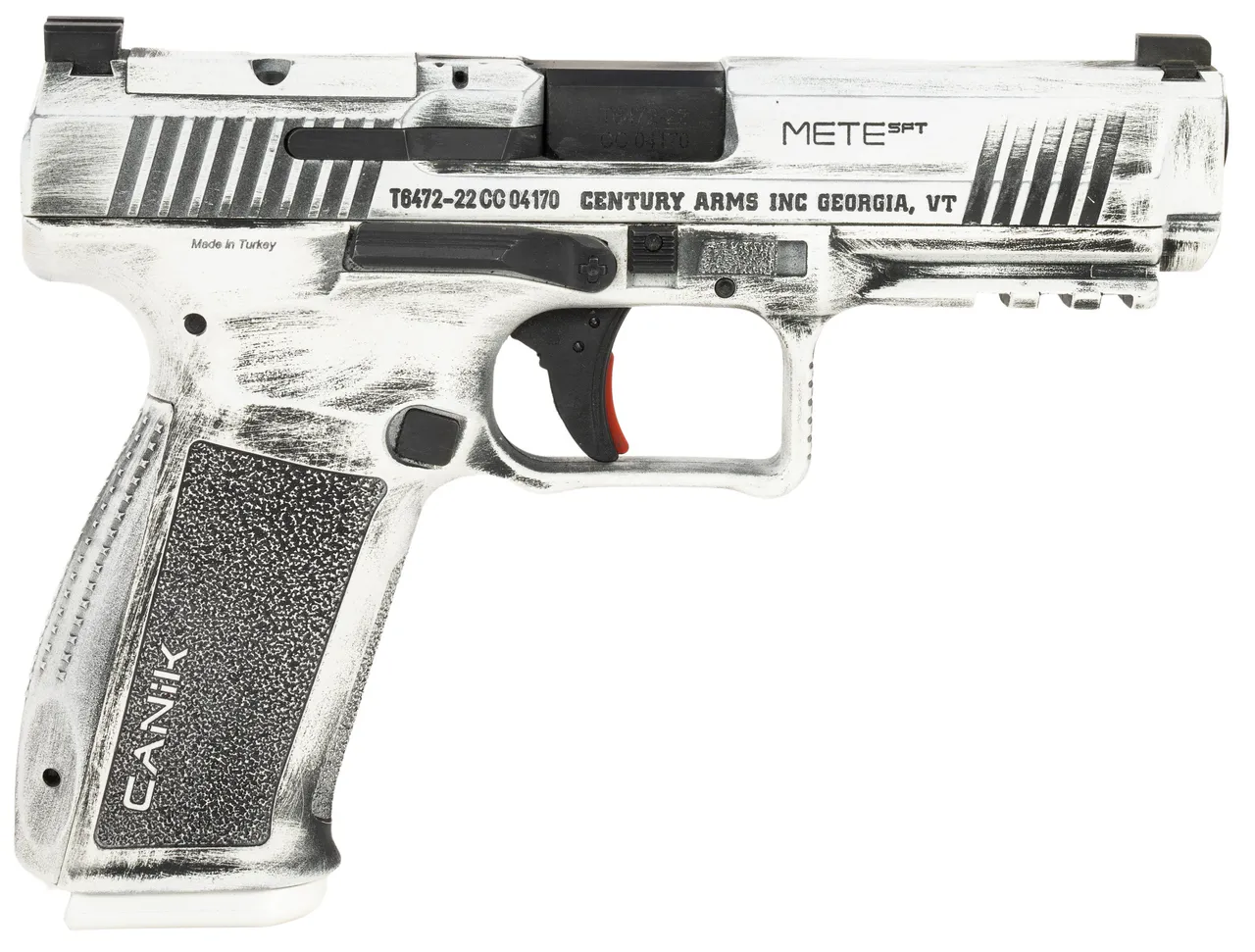 Canik HG5636ADN Mete SFT 9mm Luger 18+1(2) 4.46" Barrel, Serrated Optic Cut Slide, Polymer Frame w/Picatinny Accessory Rail & Beavertail, Speed loader and IWB/OWB Holster.