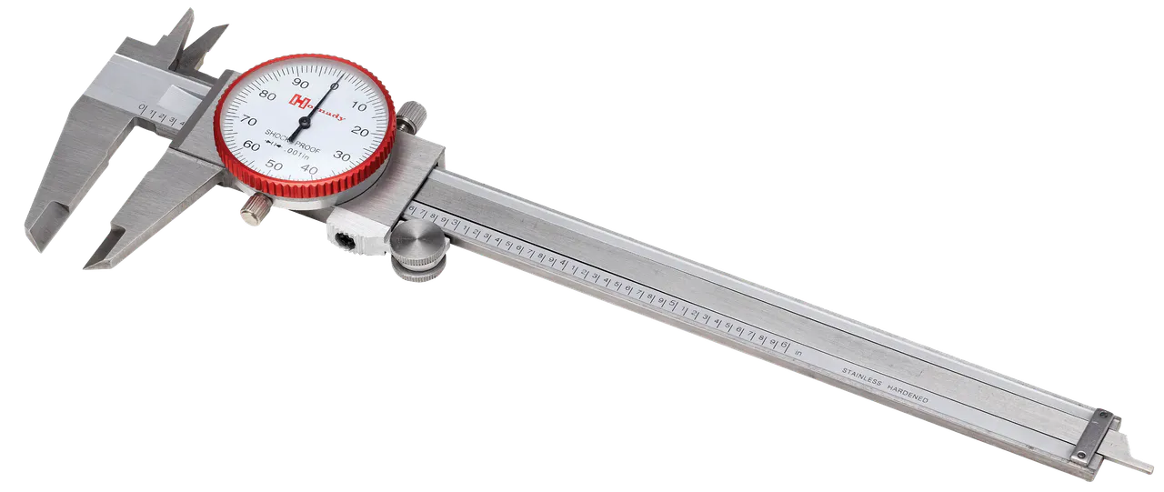Hornady 050075 Dial Caliper Silver Multi Caliber Stainless Steel Includes Storage Case