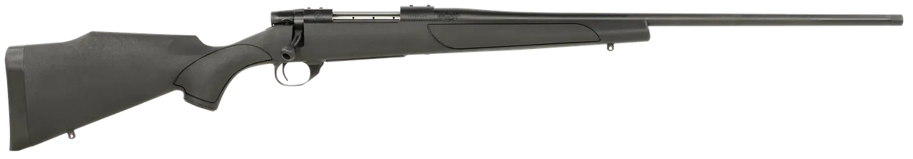 Weatherby VTX300NR4T Vanguard Obsidian Full Size 300 Win 3+1 24"  Blued #2 Contour Threaded Barrel, Blued Drilled & Tapped Steel Receiver, Black Monte Carlo Synthetic Stock