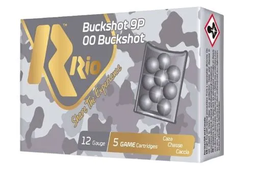 RIO ROYAL BUCK 12GA 2.75" 00BK 9 PELLET 5RD 50BX/CS