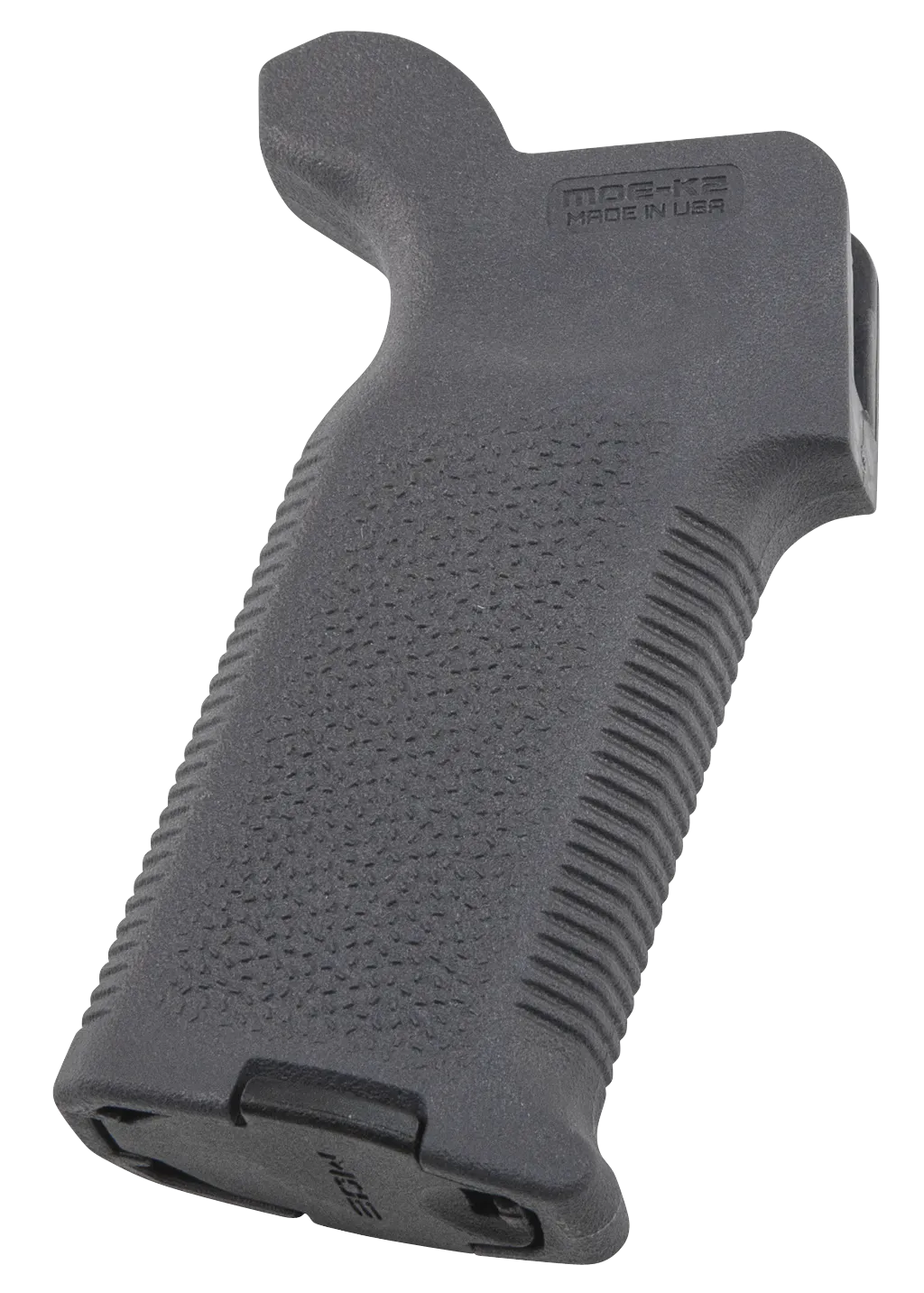 Magpul MAG522-GRY MOE-K2 Grip Aggressive Textured Gray Polymer for AR-15, AR-10, M4, M16, M110, SR25