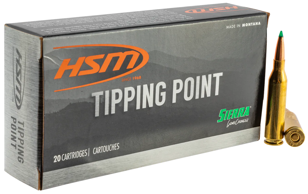 HSM 27019N Tipping Point  270 Win 150 gr Hornady SST 20 Per Box/400 Case