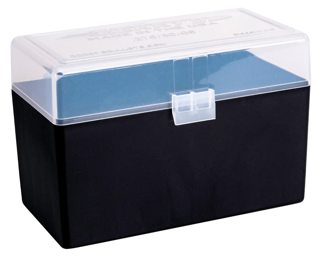 Berry's 91023 Ammo Box 270Win/30-06Springfield Clear/Black Polypropylene 50rd