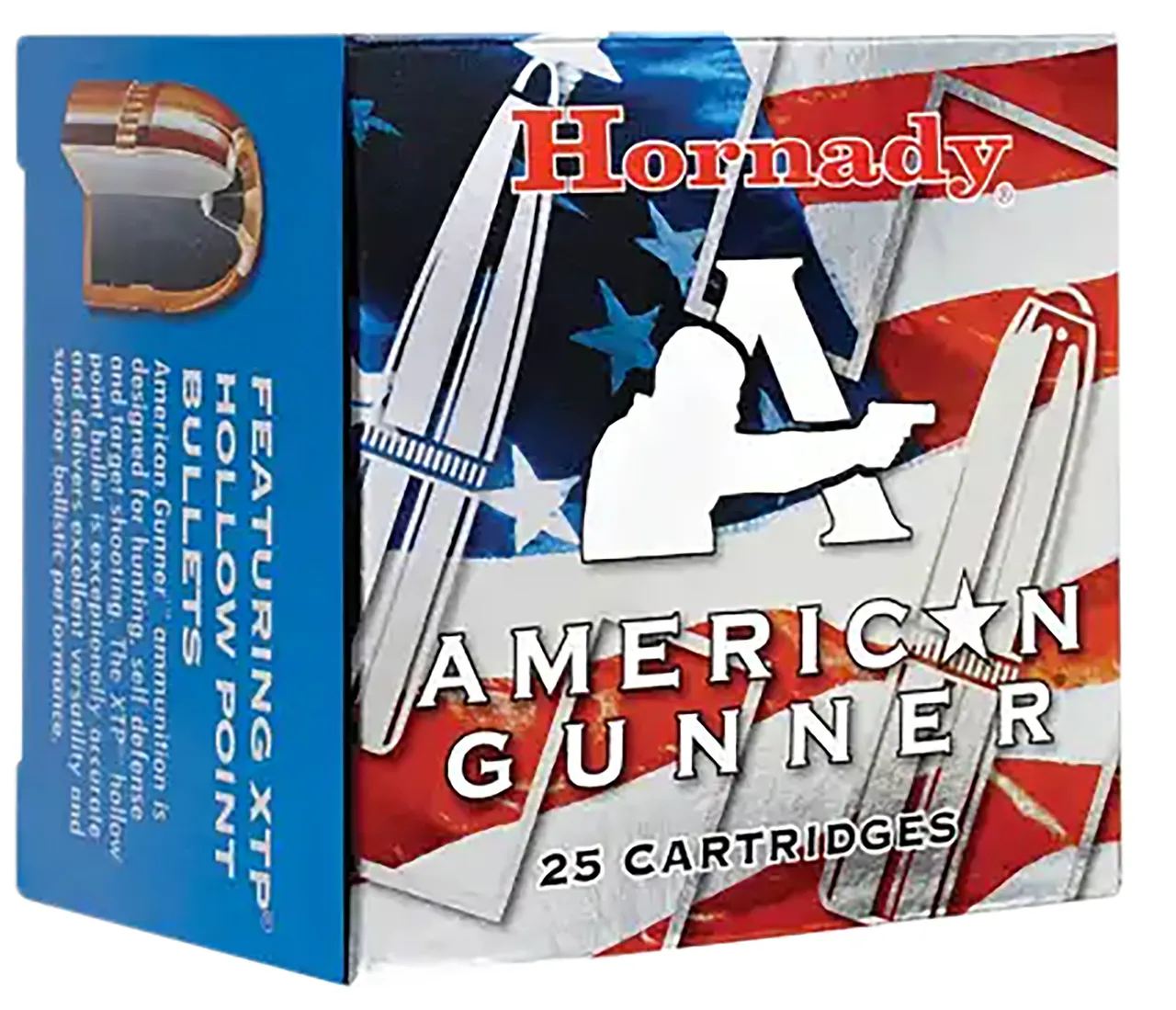 Hornady 90904 American Gunner 45ACP 185gr Hornady XTP Hollow Point 20 Per Box/10 Case