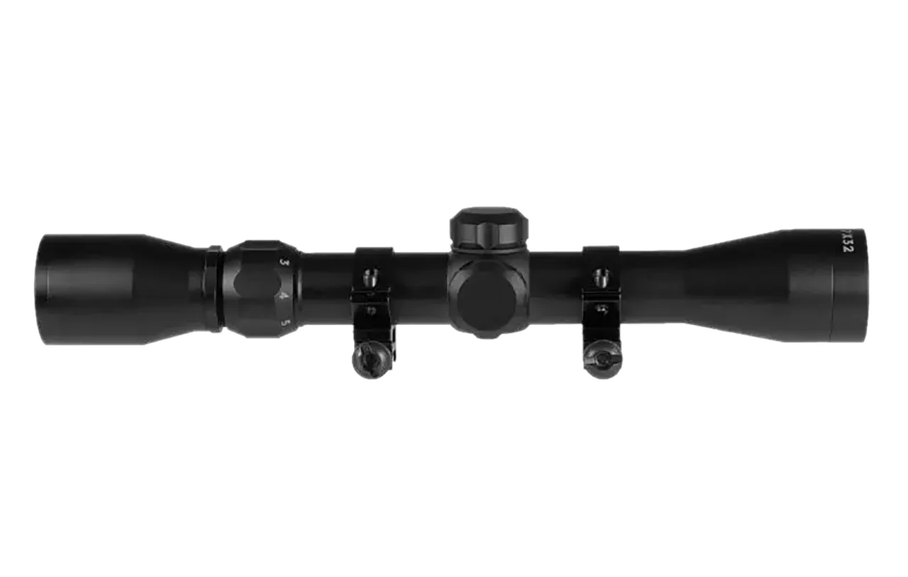TruGlo TG-853940B Trushot  Black Anodized 3-9x40mm 1" Tube Duplex Reticle w/Rings