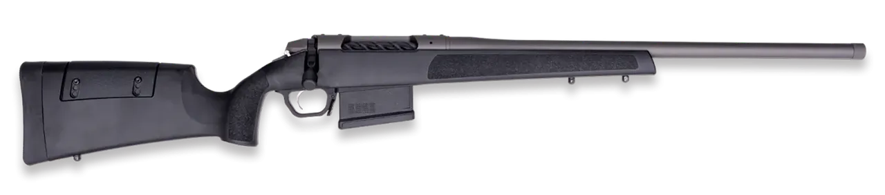 Weatherby 3WR0422CMR2T 307 Range SF 22 Creedmoor 5+1 20" Tungsten Cerakote Threaded Barrel & Steel Drilled & Tapped Receiver, Black Adj Cheek Piece & LOP Synthetic Stock