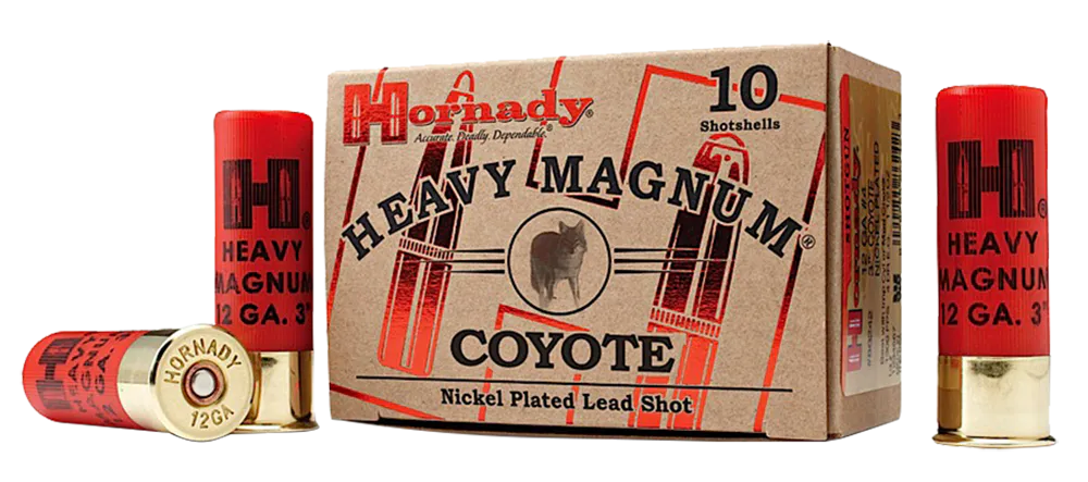 Hornady 86224 Heavy Magnum Coyote 12 Gauge 3" 1 oz 00 Buck Shot 10 Per Box/ 10 Case
