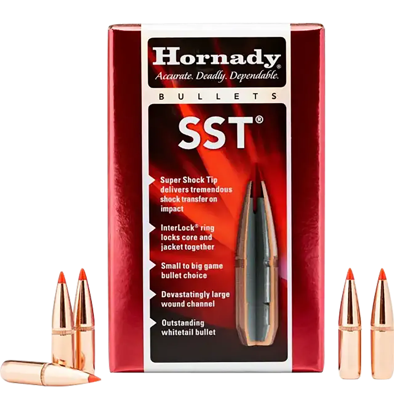 Hornady 28202 SST  7mm .284 139 gr Super Shock Tip 100 Per Box/ 15 Case