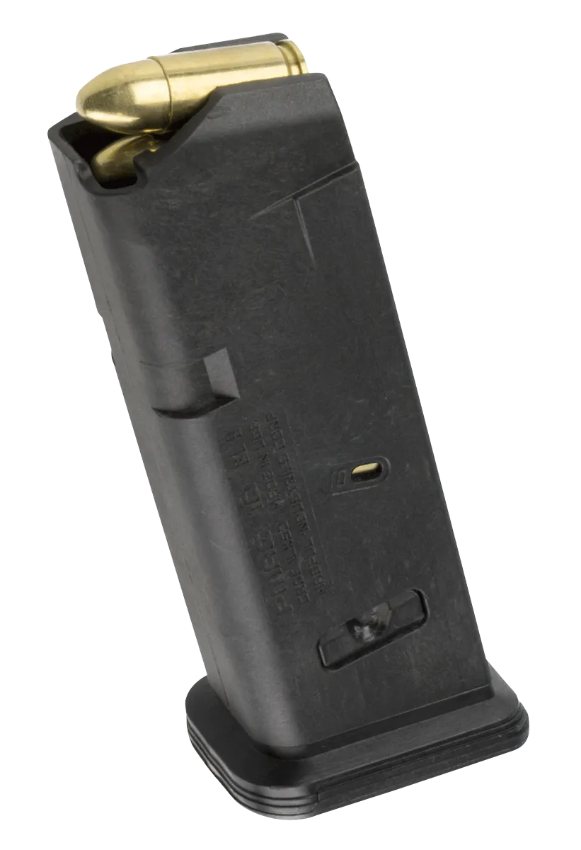 Magpul MAG907BLK PMAG GL9 10rd 9mm Luger Compatible w/Glock 19 Black Polymer