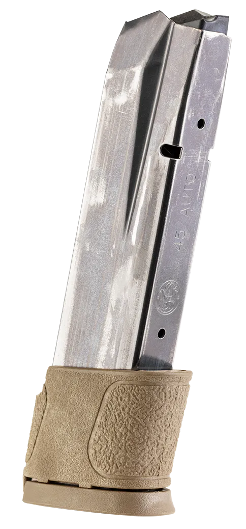 Smith & Wesson 194770000 M&P  14rd 45ACP Brown Floor Plate Steel