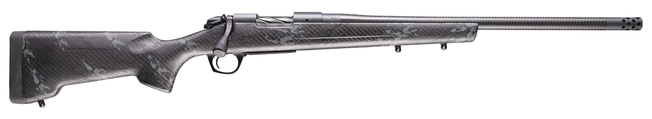 Bergara Rifles B14LM1201CF B-14 Cima CF 300 Win Mag 3+1 22" CURE Carbon Fiber Barrel, Sniper Gray Cerakote Receiver, RTM Sporter Carbon Fiber Stock
