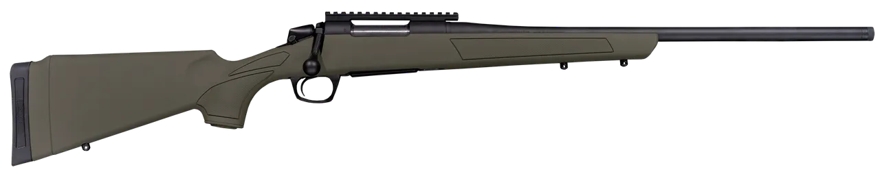 CVA CR3904G Cascade 30-06 Springfield 4+1 24" Black Cerakote Steel Threaded Barrel, Black Cerakote Receiver, OD Green Synthetic Stock