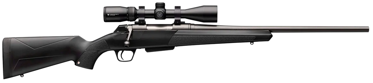 Winchester Guns 535737289 XPR Compact Scope Combo 6.5 Creedmoor 3+1 Cap 20" Gray Perma-Cote Rec/Barrel Matte Black Stock Right Hand with MOA Trigger System Includes Vortex Crossfire II 3-9x40mm Scope