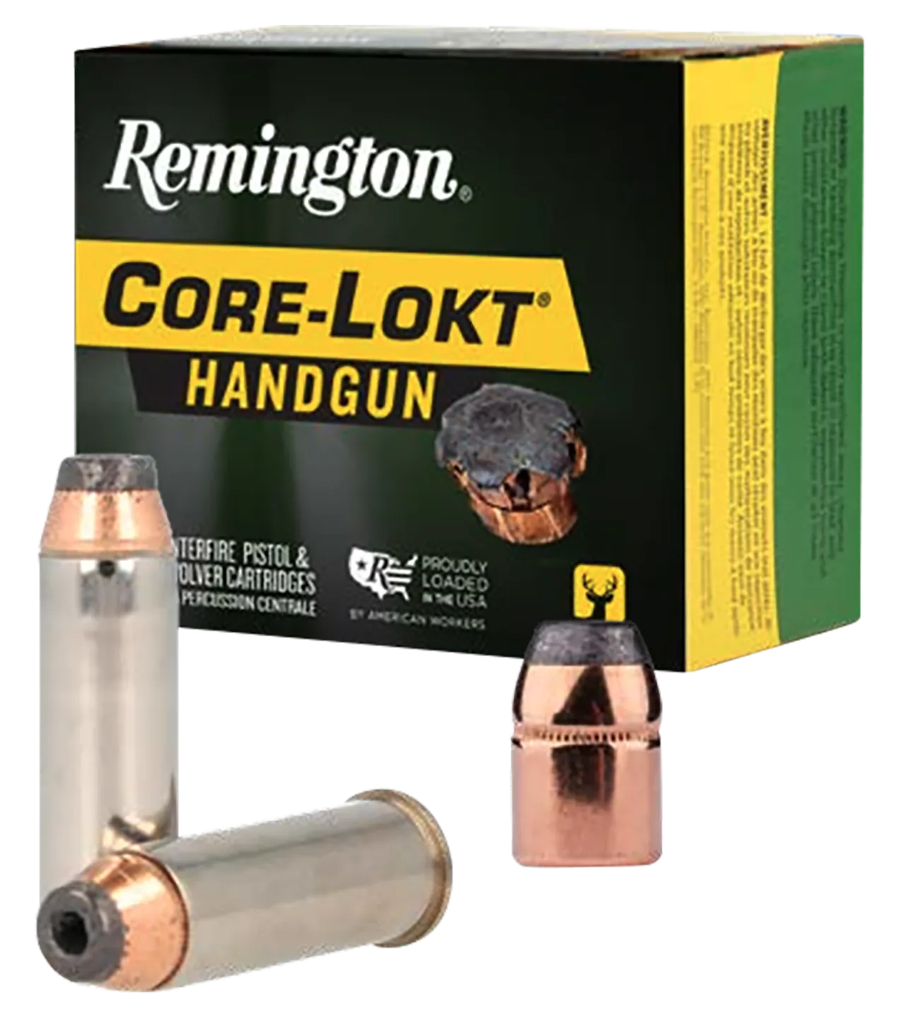 Remington Ammunition R20228 Core-Lokt Handgun 44RemMag 240gr Jacketed Hollow Point 20 Per Box/10 Case