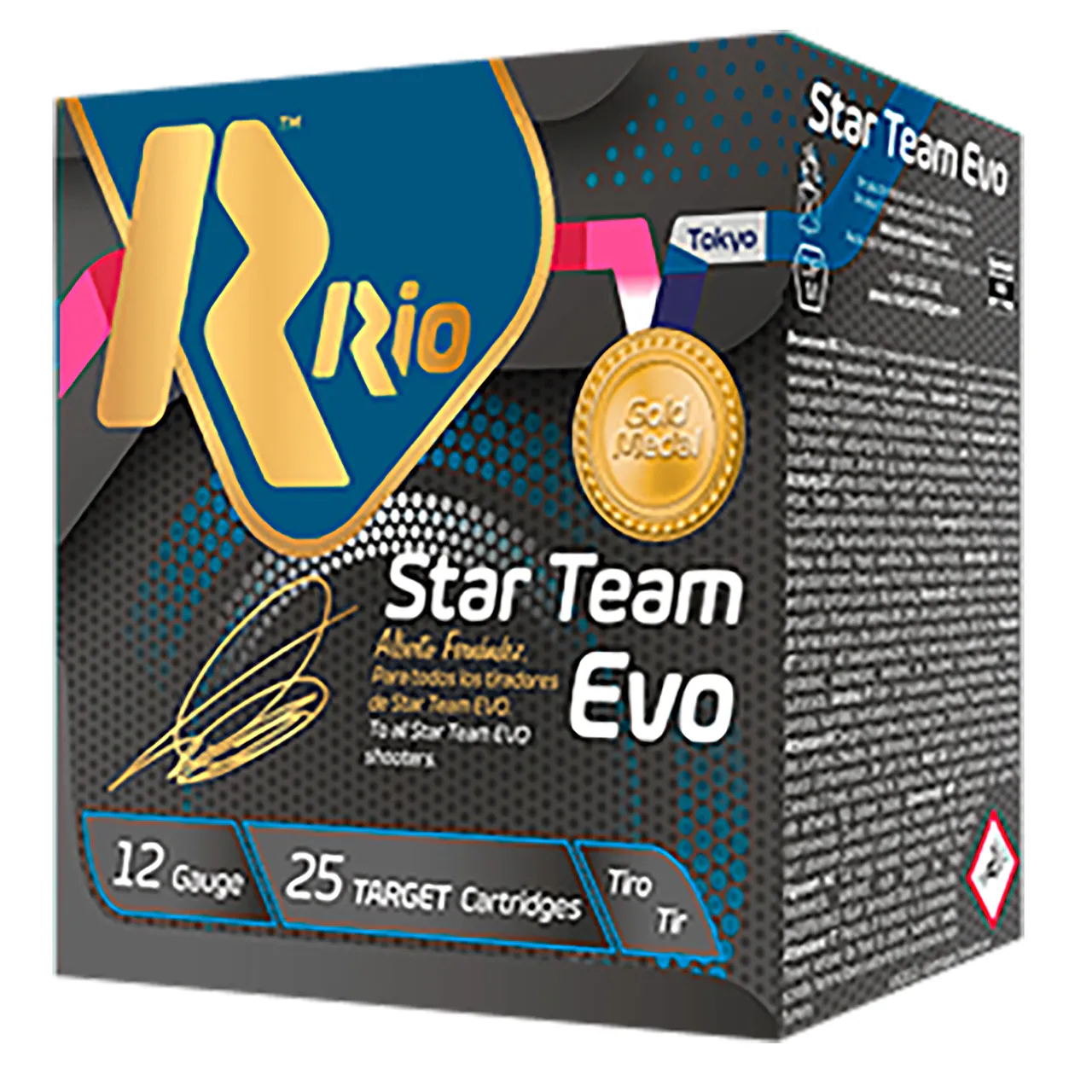 Rio Ammunition STT28LT75 Star Team EVO  12Gauge 2.75" 1oz 7.5Shot 25 Per Box/10 Case