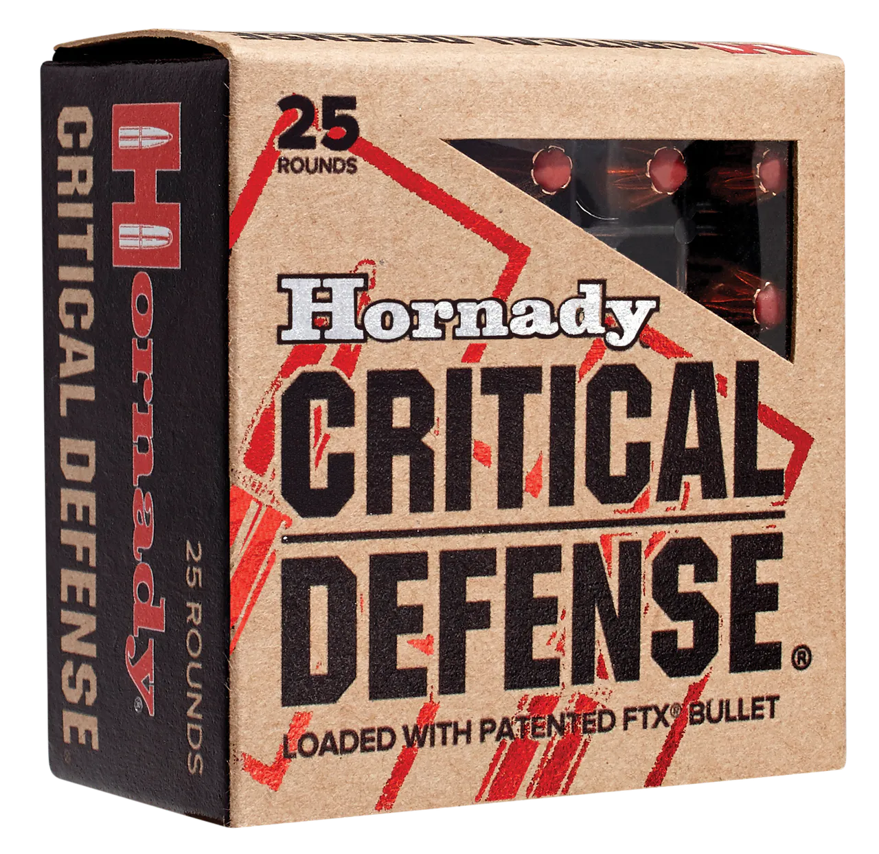 Hornady 90061 Critical Defense 327FederalMag 80gr Hornady Flex Tip eXpanding 25 Per Box/10 Case