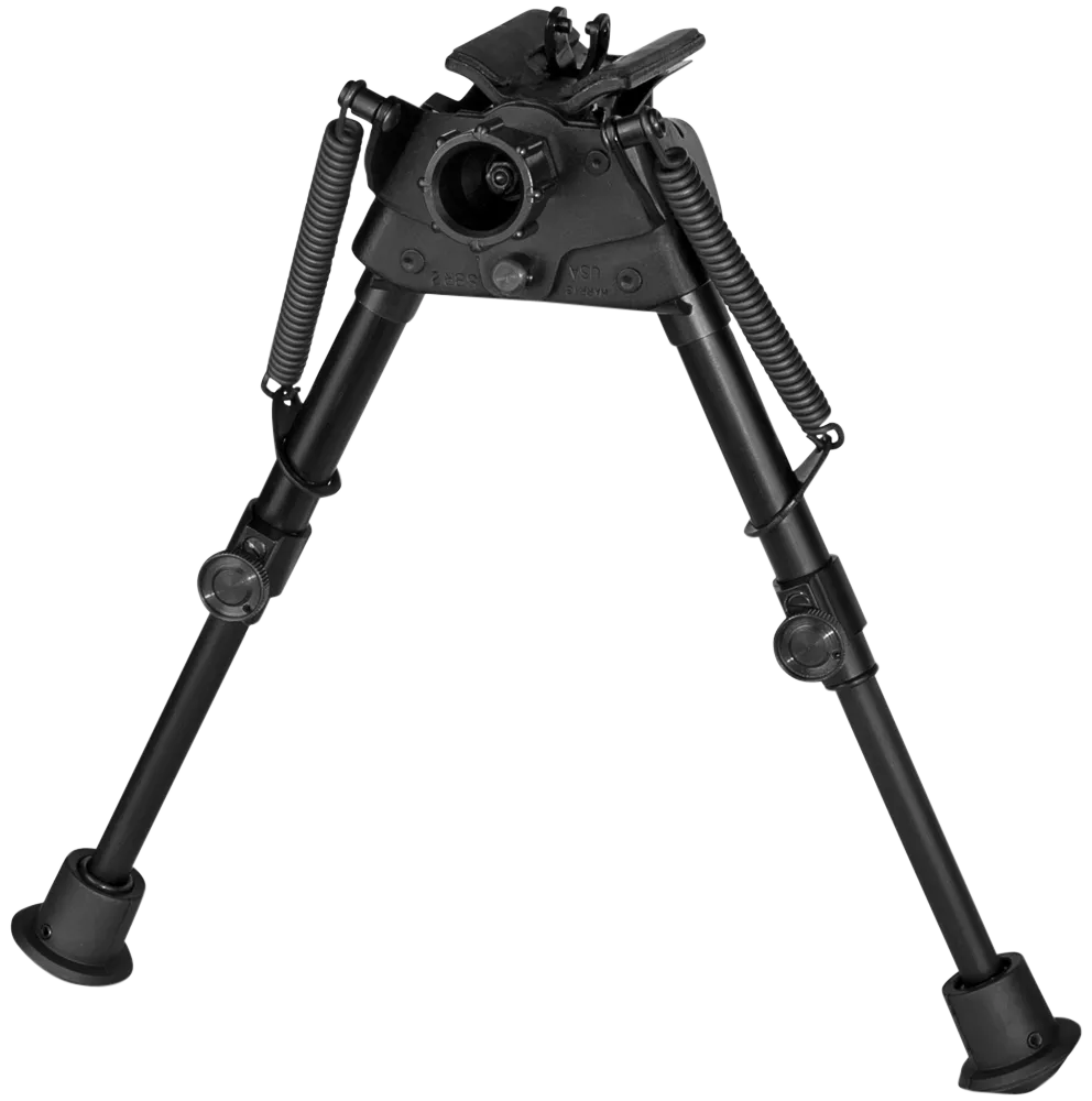 Harris Bipods S-BR2 Swivel BR Swivel Stud, 6-9", Self Leveling Legs, Rubber Feet