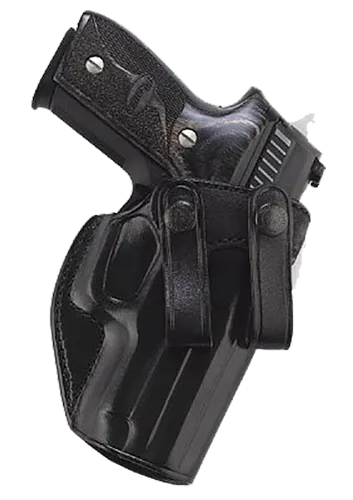 Galco SUM226B Summer Comfort IWB Black Leather Compatible w/ Glock 19X/19 Gen1-5/23 Gen2-5 Belt Loop Mount Right Hand
