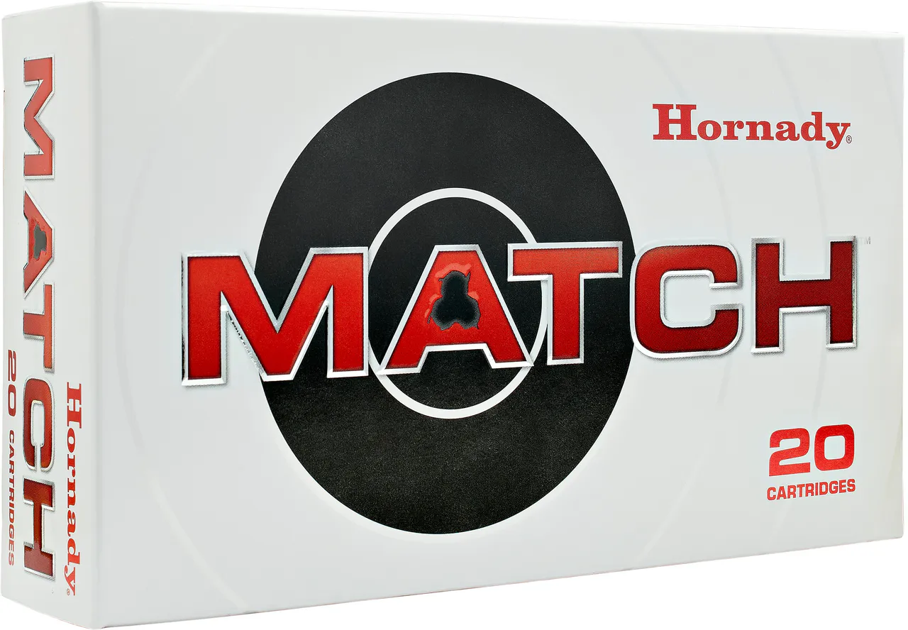 Hornady 8230 Match 338LapuaMag 250gr Boat Tail Hollow Point 20 Per Box/6 Case
