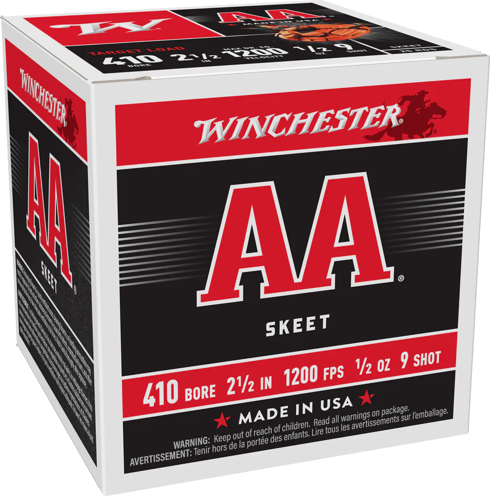 Winchester Ammo AA419 AA 410Gauge 2.50" 1/2oz 9Shot 25 Per Box/10 Case