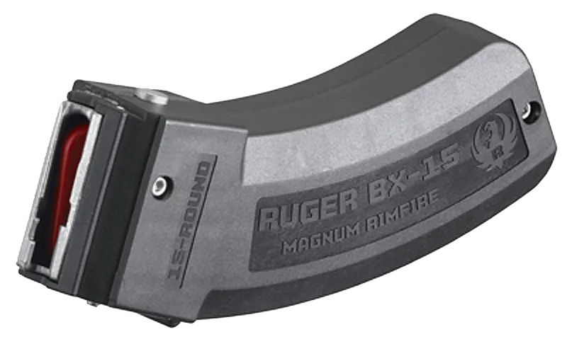 Ruger 90585 BX-15  15rd Magazine Fits Ruger American Rimfire/77 17 HMR/22WMR BX-15 Black