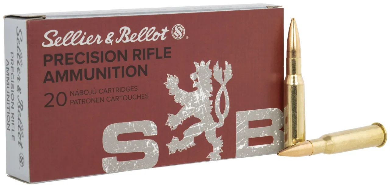 Sellier & Bellot SB76254RD Rifle 7.62x54mmR 174gr Hollow Point Boat Tail 20 Per Box/20 Case