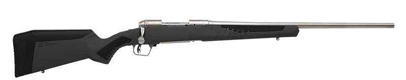 Savage Arms 57077 110 Storm Full Size 6.5 Creedmoor 4+1 22" Matte Button-Rifled Barrel, Matte Drilled & Tapped Stainless Steel Receiver, AccuStock Matte Gray Synthetic Stock, Right Hand