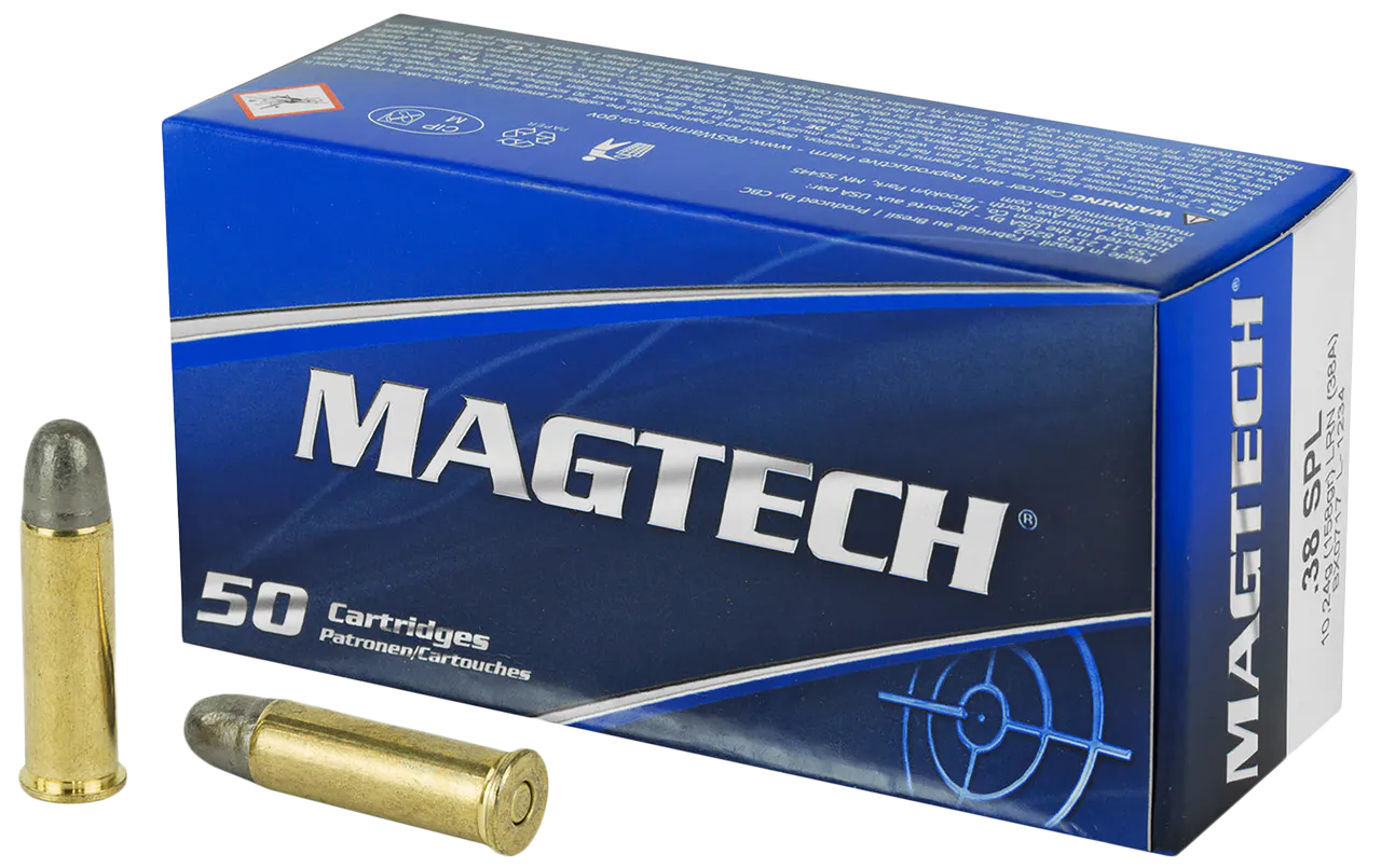Magtech 38A Range/Training  38Special 158gr Lead Round Nose 50 Per Box/20 Case
