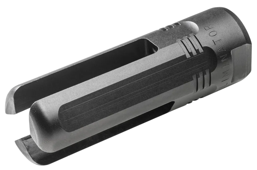 SureFire 3PELIMINATOR7625824 3P Eliminator Flash Hider Black Nitride Stainless Steel with 5/8"-24 tpi Threads & 2.80" OAL for 7.62x51mm NATO AR-10