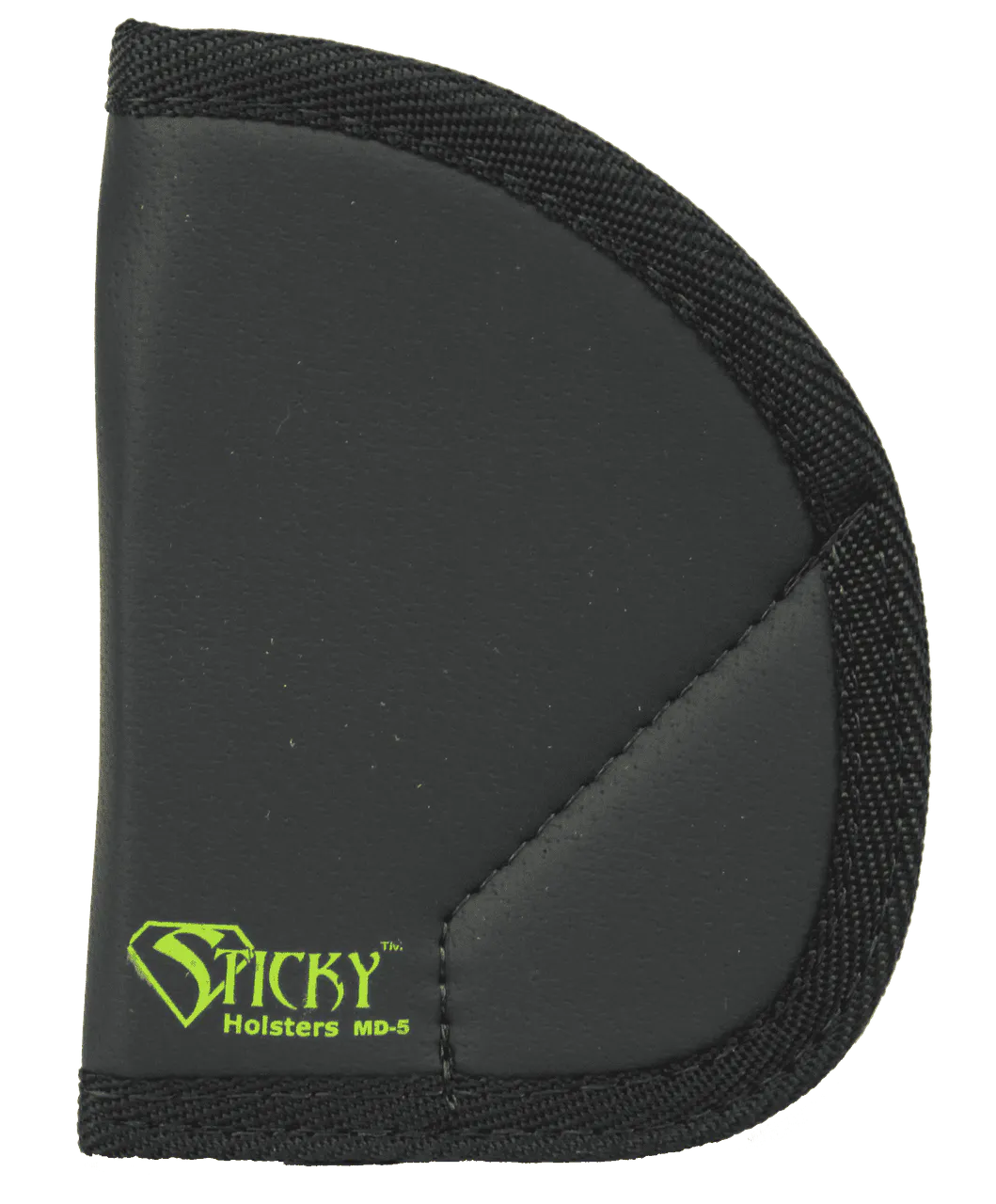 Sticky Holsters MD5 MD-5 Black/Green Latex Free Rubber Fits Ruger LCR/S&W J-Frame Ambidextrous