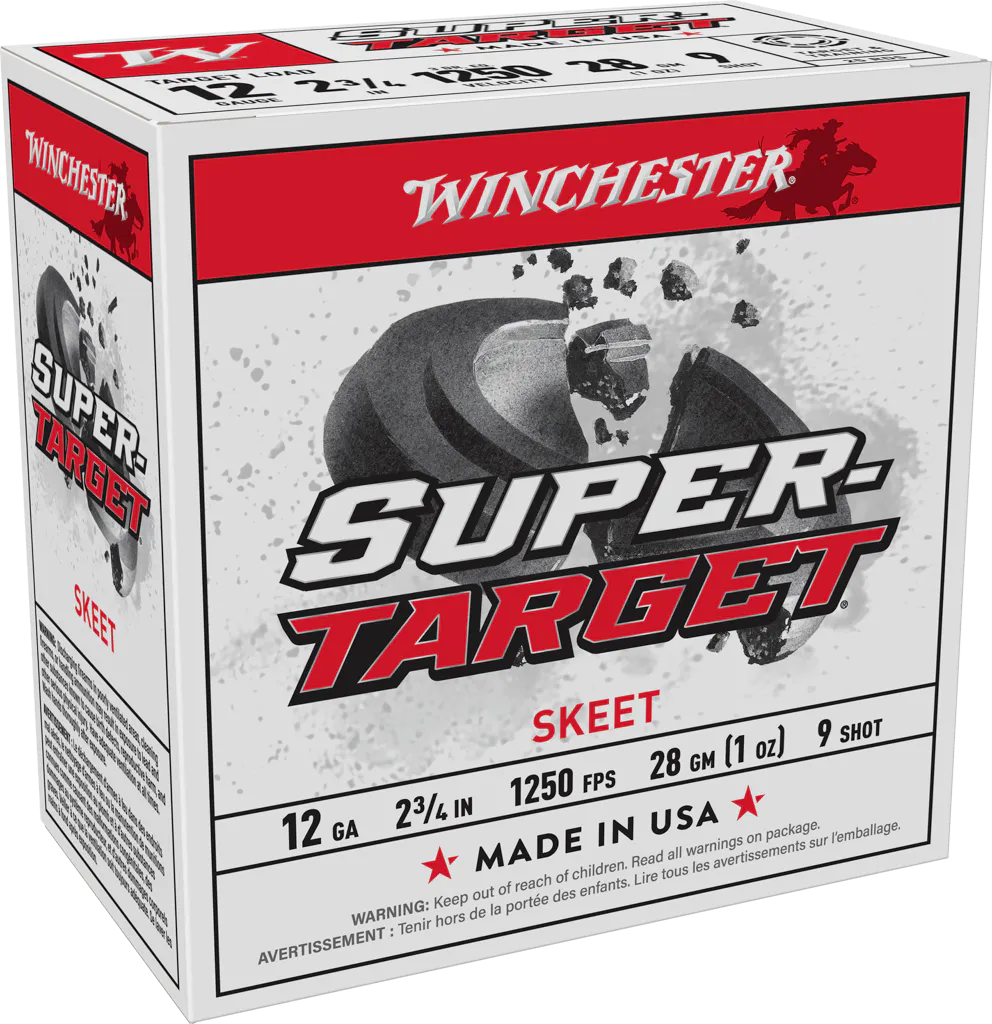 Winchester Ammo TRGT12509 Super-Target Light Target 12Gauge 2.75" 1oz 9Shot 25 Per Box/10 Case
