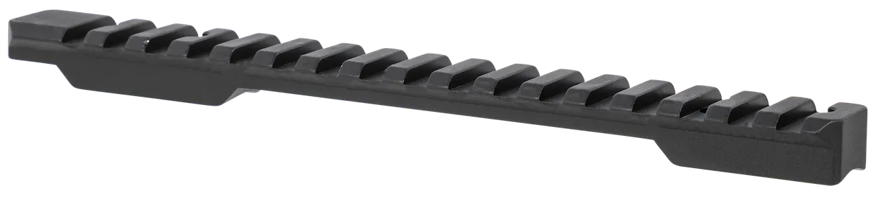 Talley PL0258725 Savage Picatinny Rail Black Anodized Long Action 0 MOA