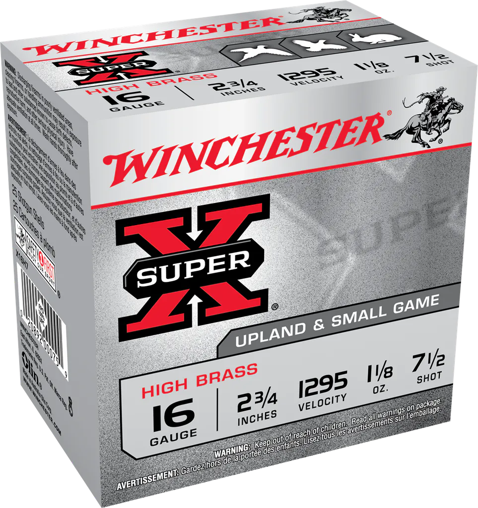 Winchester Ammo X16H7 Super X Heavy Game Load 16Gauge 2.75" 1 1/8oz 7.5Shot 25 Per Box/10 Case