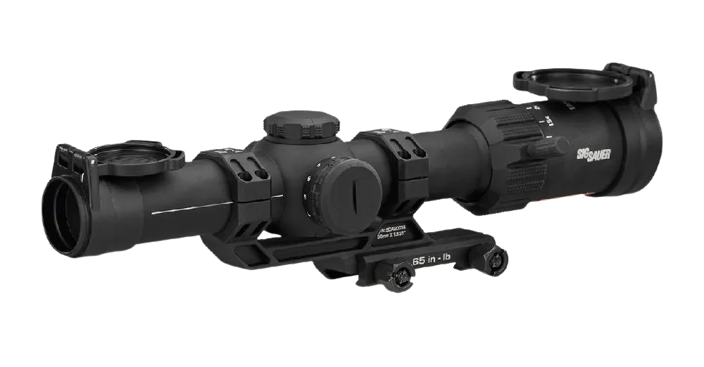 Sig Sauer Electro-Optics SOTM61003 Tango-MSR Black 1-6x24mm, 30mm Tube Illuminated Hellfire Reticle