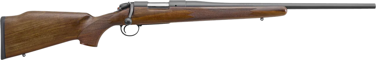 Bergara Rifles B14S001C B-14 Timber 308 Win 4+1 20", Graphite Black Cerakote Barrel/Rec, Walnut Monte Carlo Stock