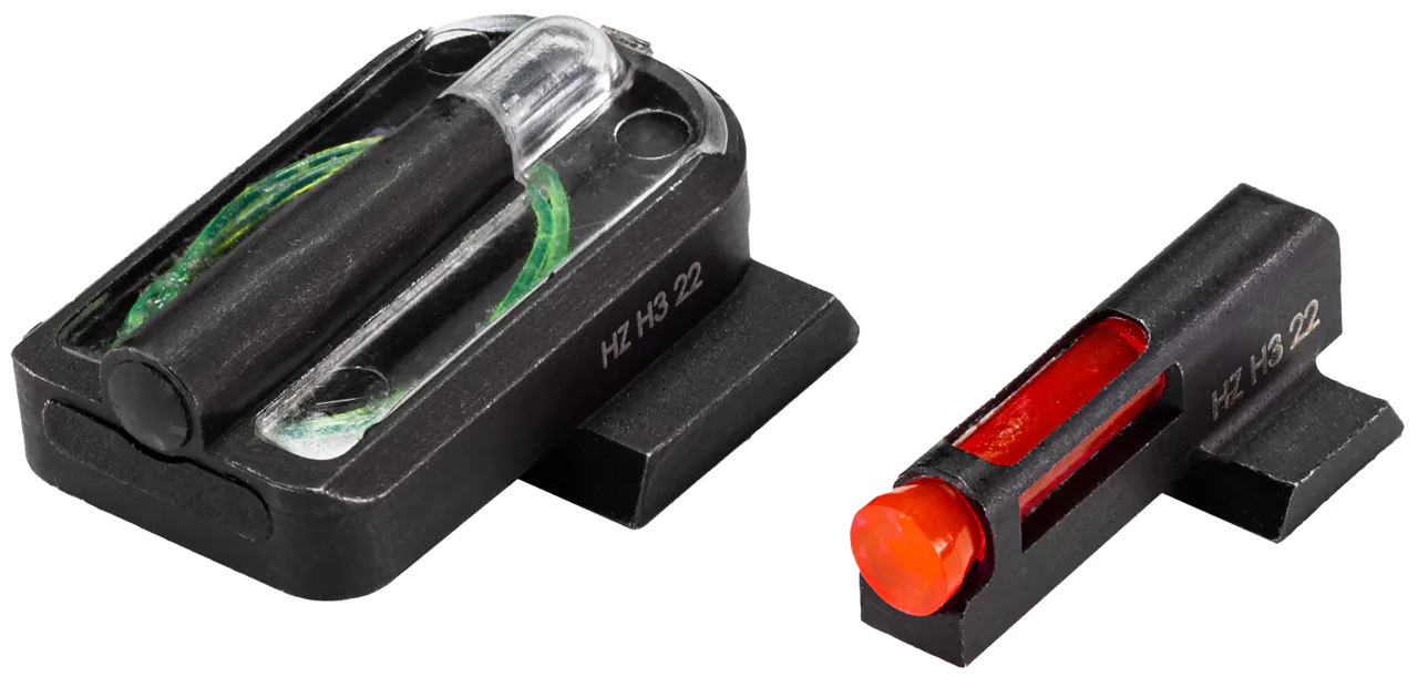 HiViz RGMFD21 FastDot  H3  Red/Fiber Optic Green Tritium Black Frame Fits Ruger Max-9