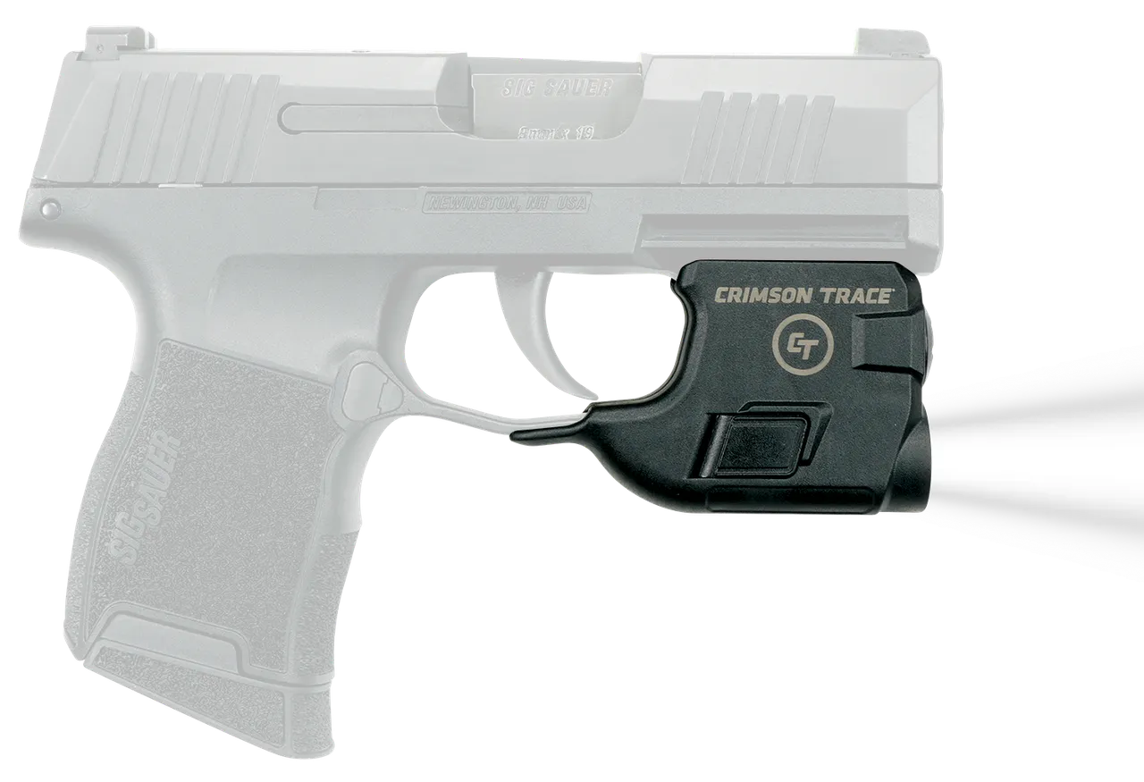 Crimson Trace 0182801 Lightguard  Polymer Sig Sauer P365/P365SAS/P365XL, 110 Lumens White LED, Trigger Guard Mount