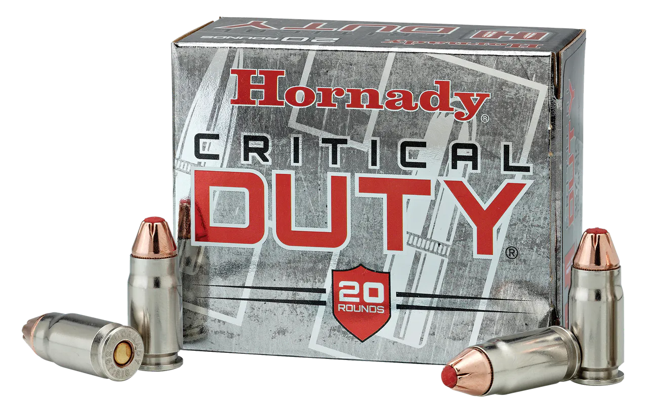 Hornady 91296 Critical Duty  357Sig 135gr Hornady FlexLock 20 Per Box/10 Case