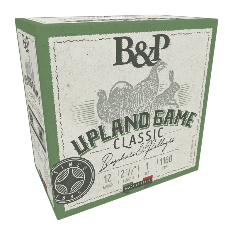 B&p Ammunition 12B1UP75 Upland Game Classic 12Gauge 2.50" 1oz 7.5Shot 25 Per Box/10 Case