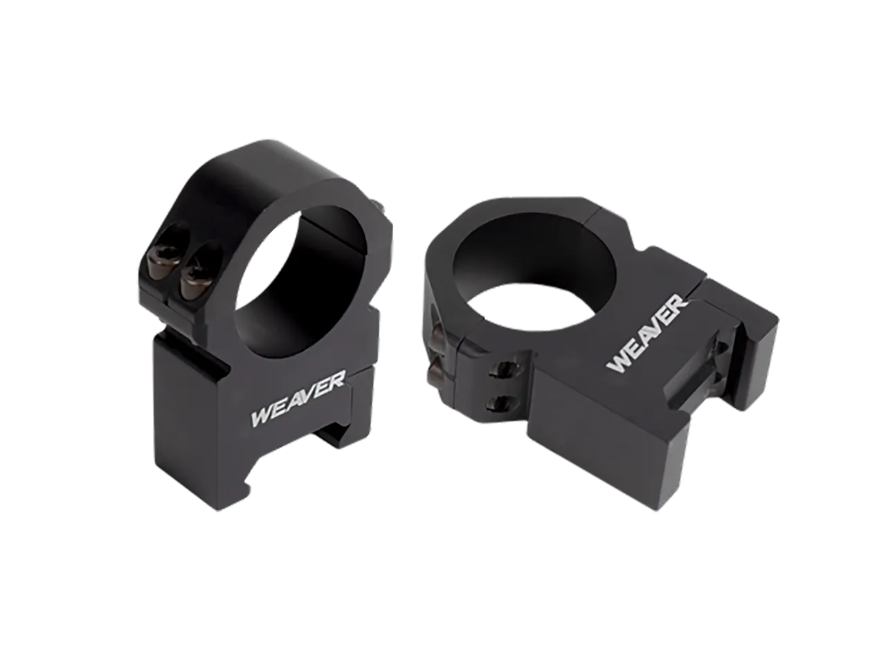 Weaver Mounts 48381 Precision Black Aluminum 1" Tube Medium
