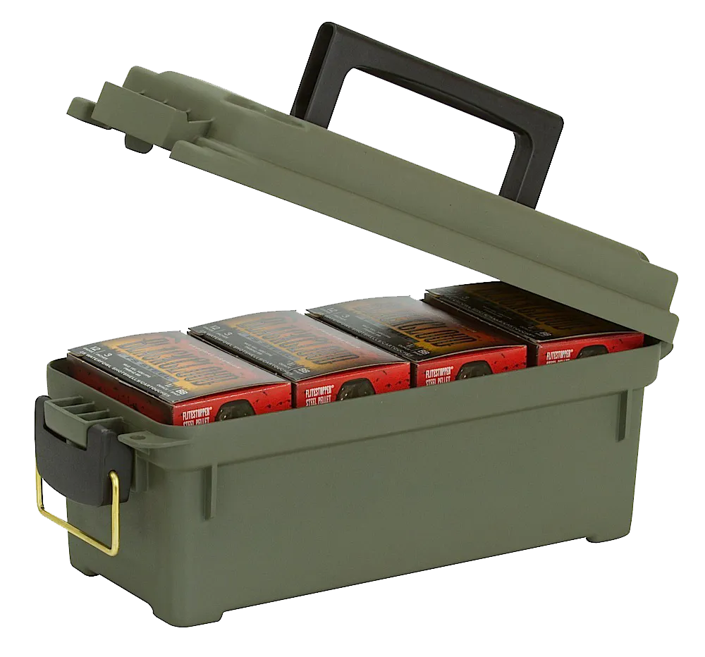 Plano 121202 Shell Box 4Boxes OD Green Plastic