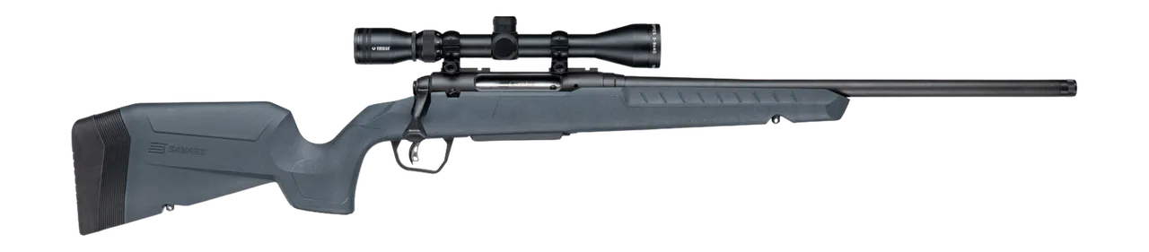 Savage Arms 33179 Axis 2 XP 400 Legend 4+1 20" Matte Black Carbon Steel Threaded Barrel & Drilled & Tapped Receiver, Gray Synthetic Fixed w/Pistol Grip Stock, 3-9x40mm Duplex Scope, Right Hand