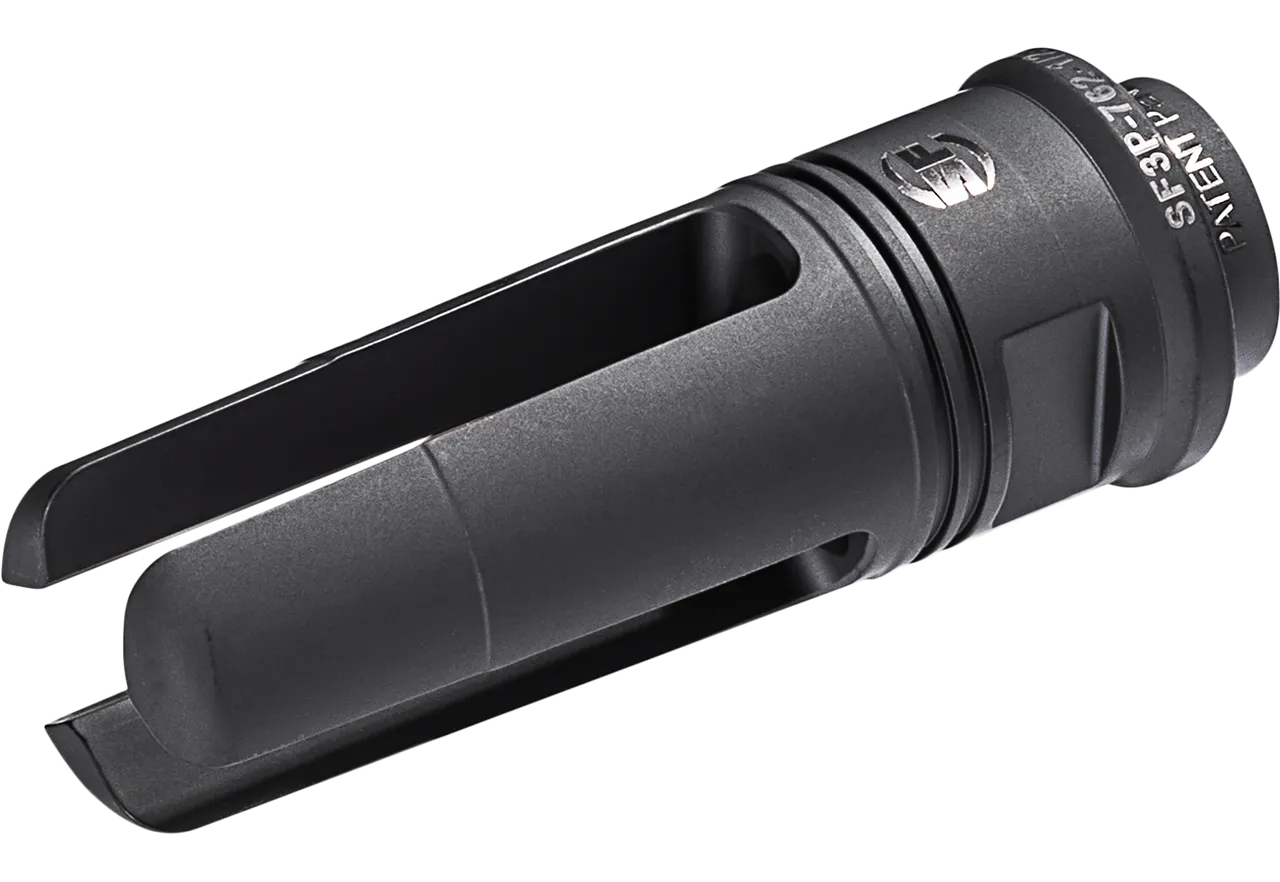 SureFire SF3P5561228 Suppressor Adapter Flash Hider 5.56x45mm NATO 1/2"-28 tpi Stainless Steel Black Nitride