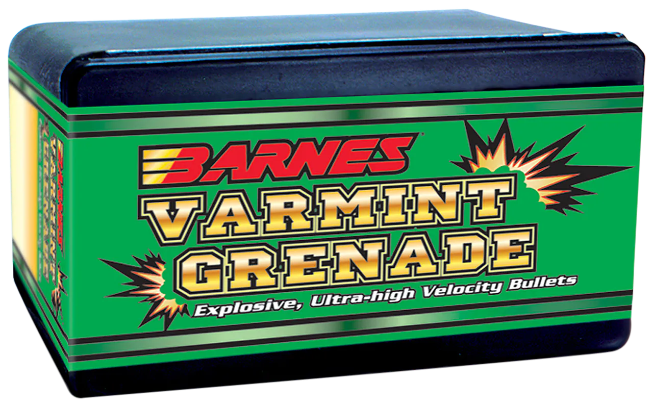Barnes Bullets 30198 Varmint Grenade Ultra High Velocity 223Rem 50gr Flat Base Hollow Point 100/Box