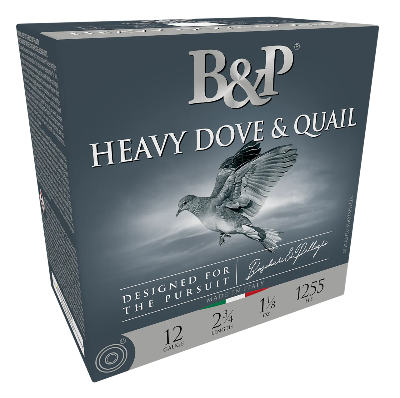 B&P 12B18D75 Heavy Dove & Quail 12Gauge 2.75" 1 1/8oz 7.5Shot 25 Per Box/10 Case